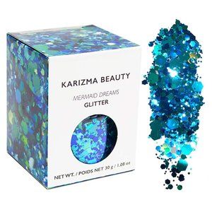 Mermaid Chunky Glitter ✮ Large 30g Jar W/Primer